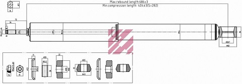 Амортизатор СКАНИЯ (M6000034)