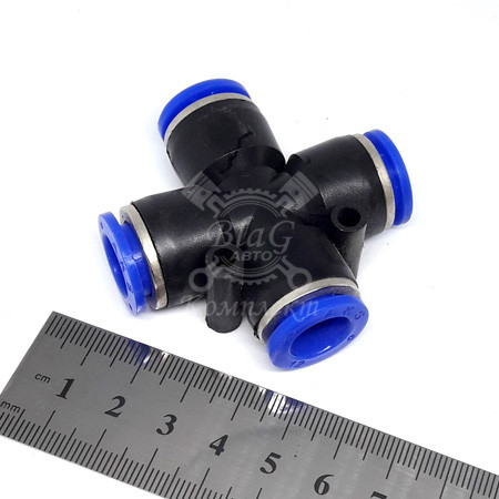 Фитинг пластиковый (четверники) 4-й Ф8 мм