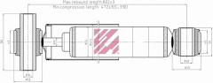 Амортизатор Scania 2031227/1427423 / М6000532 MARSHALL