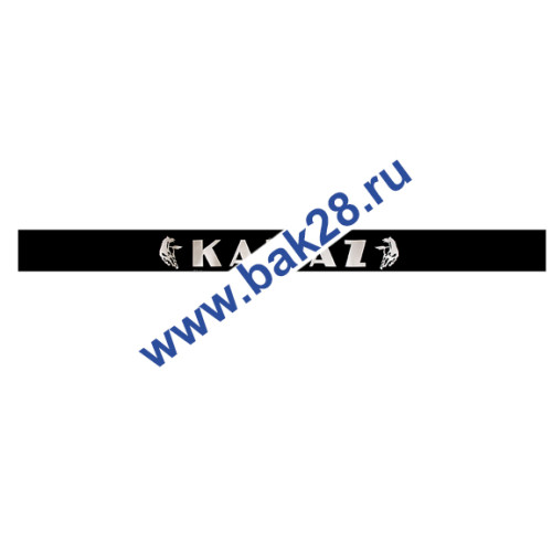 Наклейка светофильтр "КАМАЗ" (цвет черный, 16х220, наружняя) 12051