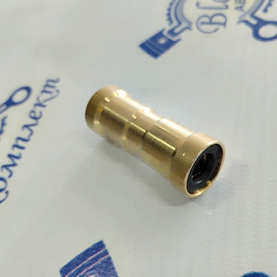 Фитинг прямой для трубок Ф8-Ф8 металл. (52-9580-080002)