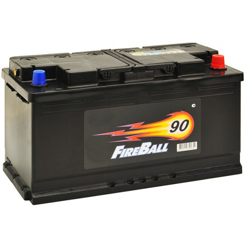 Аккумулятор FIRE BALL 6СТ-90 R (90 а/ч) 353х175х190, 760 А