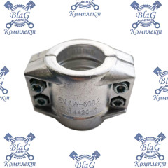 Зажим для шланга (хомут с болтами) алюминиевый 63х6 (2-1/2")