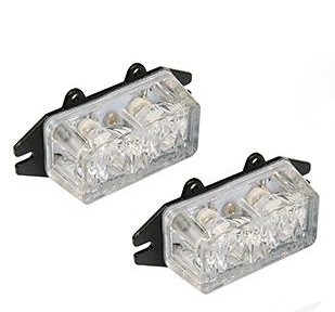 Стробоскопы желтые 12-24В. (к-т 8шт.) многорежимные (18926)