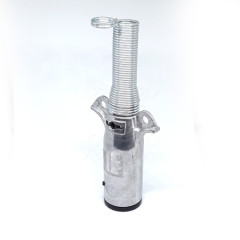 Евроразъем электр. одинарн. металл S-Tipe (розетка с крышкой) 01873