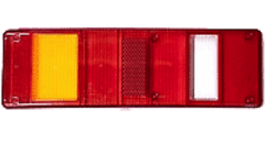Рассеиватель заднего фонаря Р8502-10 универсальный МАЗ, ГАЗ, ВАЛДАЙ (ТАС)