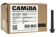 Болт КАМАЗ дв. Cummins ISBe, ISLe, L 3990127, 3909025 (M8 x1.25 x 55) (крепление коромысла, толкател