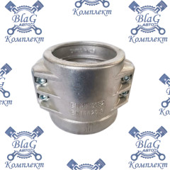 Зажим для шланга (хомут с болтами) алюминиевый 80х8 (3")