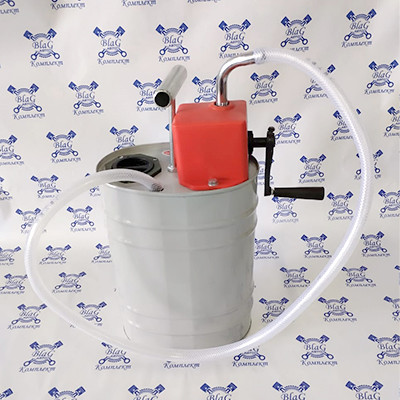 Бачок маслонагнетательный ручной (метал. серый)