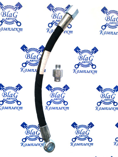 Шланг высокого давления ГУР КАМАЗ-Евро L=350 (гайка S22 + фитинг под болт М18) / 65115-3408020-50