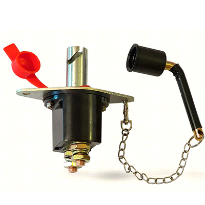 Выключатель массы (24V) механический с противоугонкой 5320-3737010