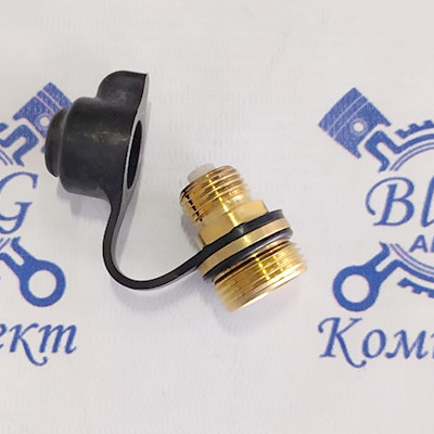 Штуцер переход с клапаном М22х1,5 - М16х1,5 клапан (клапан контрольного вывода) (SRF52-2512-897610)