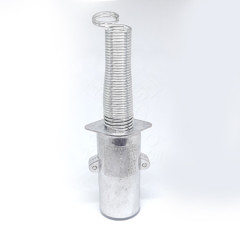 Евроразъем электр. одинарн. металл S-Tipe (вилка) винтовой уплотнитель, 18076