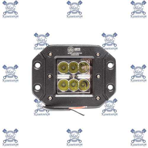 Фара светодиодная 10-30В. 18Вт. 122х73х92мм. 6 изл. / AE18RT-6LED-EMB-73HC АвтоЭлектрика